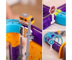 WOOPIE Magnetic Train Track Construction Set with Attraction Effect 54 pcs.