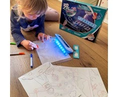 WOOPIE 3D Piešimo Lentelė su LED Apšvietimu