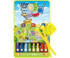 Interaktyvi muzikinė kilimėlis Gyvūnėliai 2in1 WOOPIE