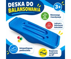 WOOPIE Mėlyna Balance Board Sensory Maze