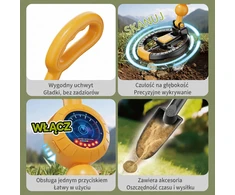 WOOPIE Metal Detector for Kids Probe Shovel Treasure