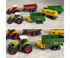 WOOPIE Mini Farmer Traktoriai su Priekabomis