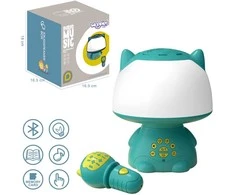 Woopie LED Lempa Su Garsiakalbiu, Kostiumuotuvo Mikrofonu, Turkuoline
