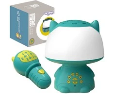 Woopie LED Lempa Su Garsiakalbiu, Kostiumuotuvo Mikrofonu, Turkuoline