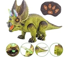 Woopie RC Robotas - Dinozauras Triceratops su švytinčiomis akimis
