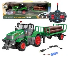 WOOPIE Traktorius su Priekaba RC - 1:24