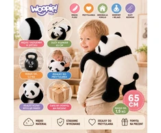 WOOPIE Panda Anti-Stress Sensory Weighted Plush Toy Heavy Bear Cuddly Toy 65cm 1500g