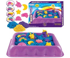 Woopie Kinetinio smėlio rinkinys 0,6kg Vienaragiai
