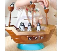 WOOPIE Penguin Pirate Ship Arcade Game