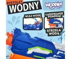 Woopie vandens pistoletas su oro slėgio mechanizmu