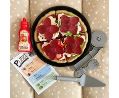 Woopie Medinė picos gaminimo dėlionė GOURMET vaikams