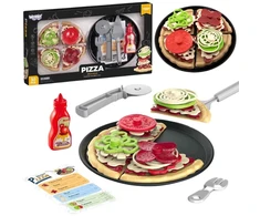 Woopie Medinė picos gaminimo dėlionė GOURMET vaikams