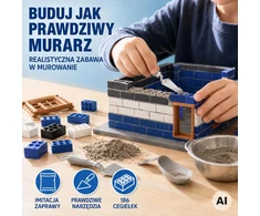 WOOPIE Police Station Brick Building Kit 186 pcs. Building Bricks