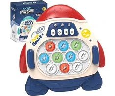 WOOPIE 52296 Žaidimas Rocket POP-it raudonas