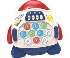 WOOPIE 52296 Žaidimas Rocket POP-it raudonas