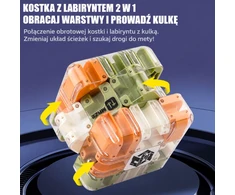 WOOPIE Puzzle Logic Game 3D Maze Žalias Cube