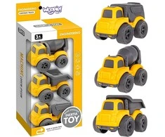 WOOPIE 53941 3 statybinių transporto priemonių rinkinys