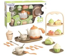 Medinis arbatos ir desertų rinkinys WOOPIE 25 vnt
