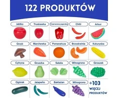 WOOPIE Vaikų Žaislų Rinkinys Virtuvei - 120 dalių