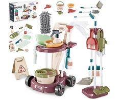 WOOPIE XXL Cleaning Set 3-in-1 Trolley 26 pcs.