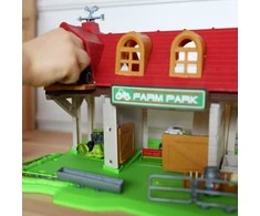 WOOPIE Žaislas Ūkio Rinkinys Traktoriai + Figūrėlės 42 vnt.