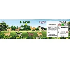 WOOPIE 47092 Figūrėlių rinkinys Šuo 16 vnt. Ferma