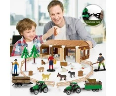 WOOPIE rinkinys Little Farmer XL Farm Figūrėlės