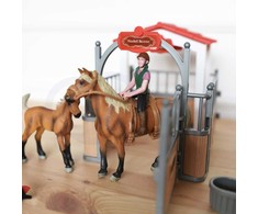 WOOPIE Set Stables Horse Pen Figures 18 pcs.