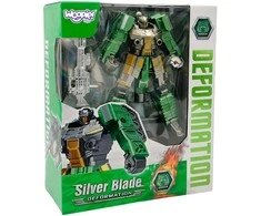 Transformuojantis robotas Sidabrinis Blade 2in1 Woopie tankas