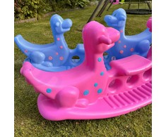 WOOPIE Dino daugiaasmenė supamoji sūpynė, rožinė