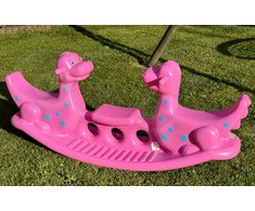 Woopie Bujak Dino Różinė Balansinė Sūpynė