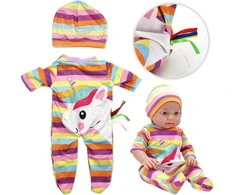 WOOPIE ROYAL lėlės drabužių rinkinys Vienaragis 43–46 cm