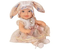 Lėlė kūdikis su zuikio kepuraite WOOPIE ROYAL 24 cm
