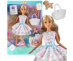 Lėlė Lily WOOPIE ROYAL su pavasarine suknele 30 cm