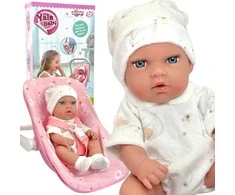 Woopie Royal WOOPIE Lėlė Bobas 30,5 cm + Rožinė Nešynė