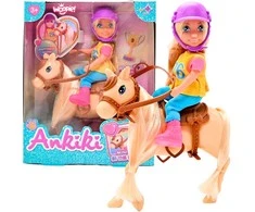 Lėlės rinkinys su arkliu WOOPIE ROYAL