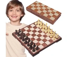 WOOPIE Šachmatai ir Šaškės Magnetinis Rinkinys 2 in 1