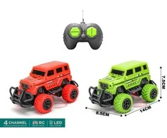 WOOPIE Nuotolinio valdymo automobiliukas Jeep visureigis LED