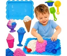 WOOPIE SAND FAIRY Kinetic Sand Set Ice Kreminis Parlor Desserts 24pcs