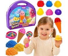 Woopie SAND FAIRY Kinetic Sand Set Ice Kreminis Parlor 13 pcs