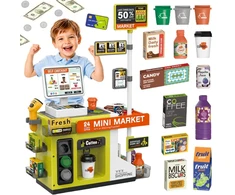 WOOPIE savitarnos kasos aparatas Mini Market Express ir priedai