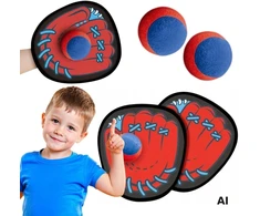 WOOPIE Skill Game Catch the Ball Paddle For Children Ball Catcher 5 pcs.
