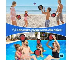 WOOPIE Skill Game Catch the Ball Paddle For Children Ball Catcher 5 pcs.