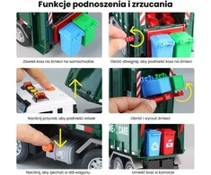 WOOPIE šiukšliavežis Purifier 1:10 – edukacinis rūšiavimo žaidimas