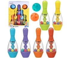 Boulingas spalvingas vaikams WOOPIE 8 vnt.