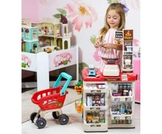 Woopie Supermarketas su Pirkinių Vežimėliu, Svarstyklėmis ir Kasa