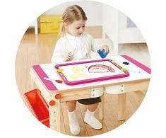 WOOPIE 3in1 Magnetinė Edukacinė Lenta Su Šviesos Piešimu