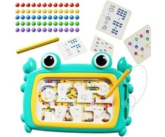 Magnetinė Montessori lavinamoji lenta su labirintu Krabas Woopie