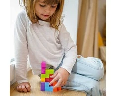 WOOPIE 3D Magnetiniai Tetris Kubai su Kortelėmis
