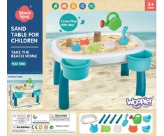 WOOPIE Vanduo Table 2 in 1 Sandbox 7 pcs.